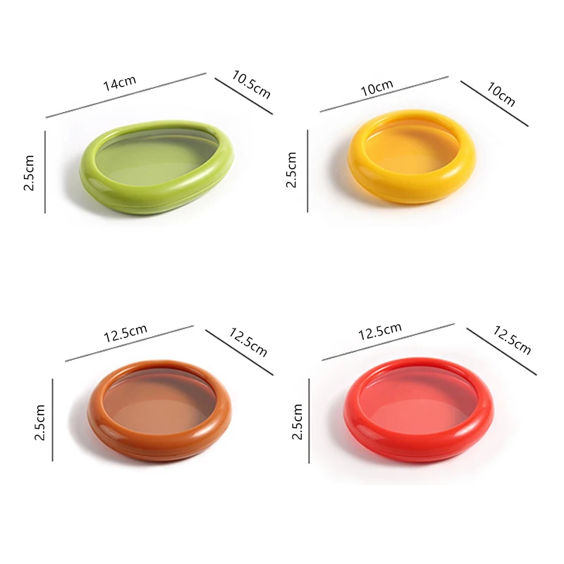 KEMORELA Transparent Reusable Airtight Fresh Storage Box for Fruits and Vegetables - Easy-to-Clean Kitchen Accessory