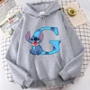 Cute Kawaii Disney Lilo & Stitch 26 English Letters Print Hoodie Y2K Hoody Sweatshirts Women's Winter Hoodies Couple Streetwear 6