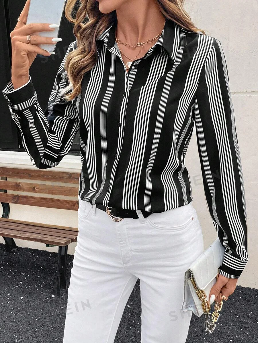 Alessia | Women's Yellow Color-blocked Dots Print Casual  Shirt main image 1