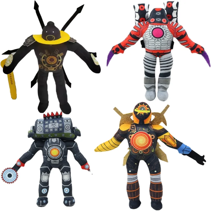 34 スタイル Skibidi トイレぬいぐるみぬいぐるみカメラマンテレビマン