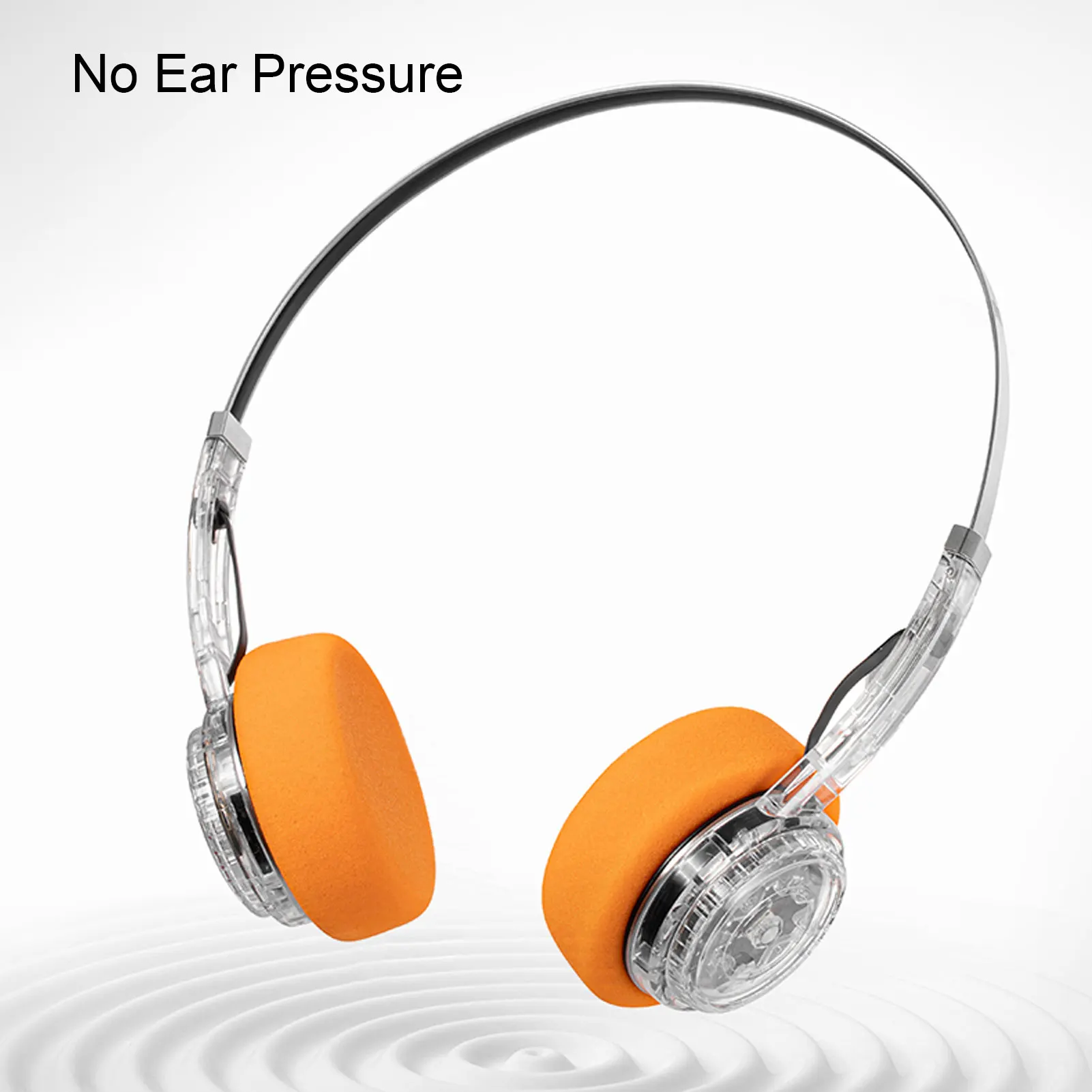 Retro Sports Headset with Mechanical Volume Adjustment and Extendable Metal Headband