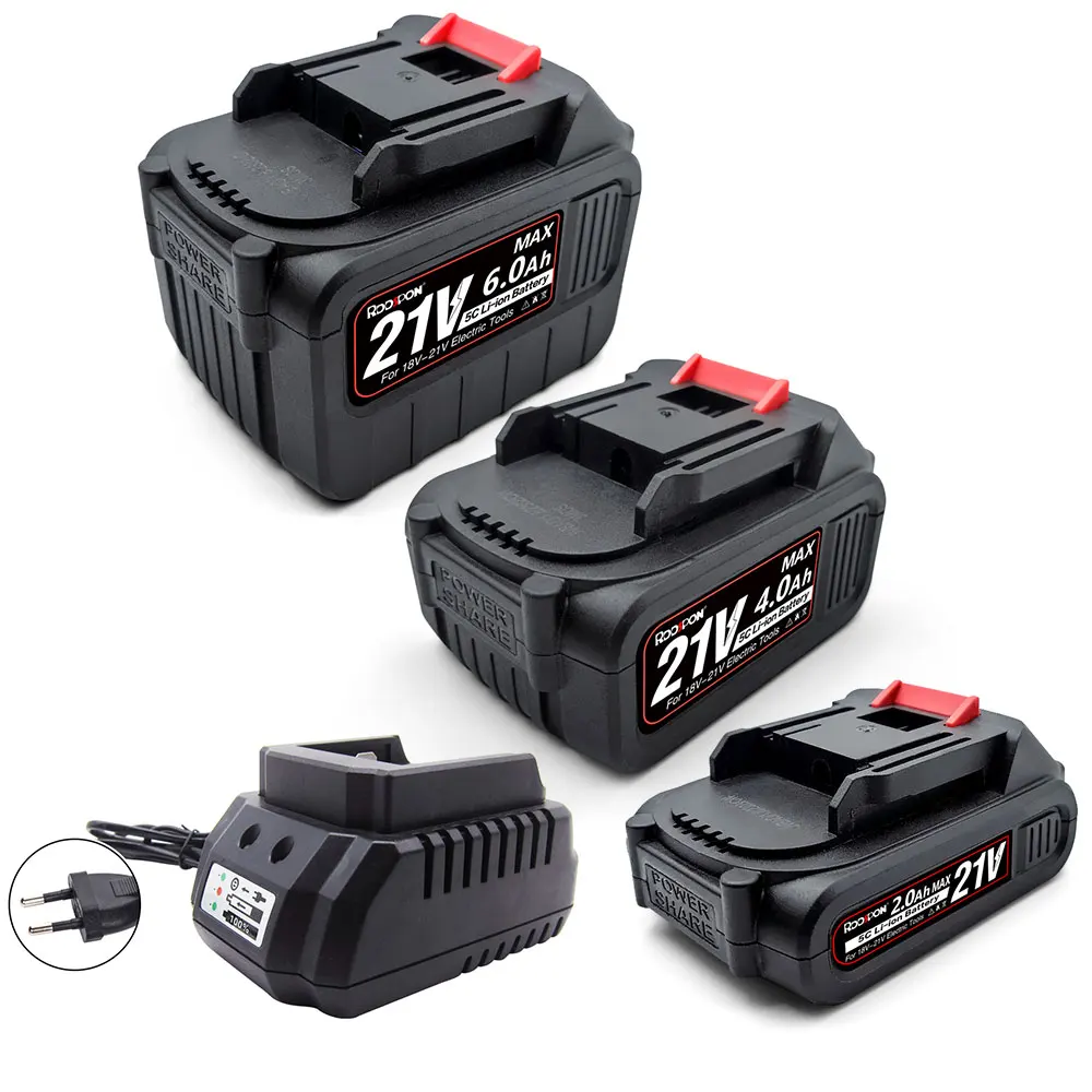 Перезаряжаемый аккумулятор 21 в, для литий-ионного аккумулятора Makita 18 в, 2 Ач, 4 Ач, 6 Ач, для электроинструмента Makita с зарядным устройством ЕС