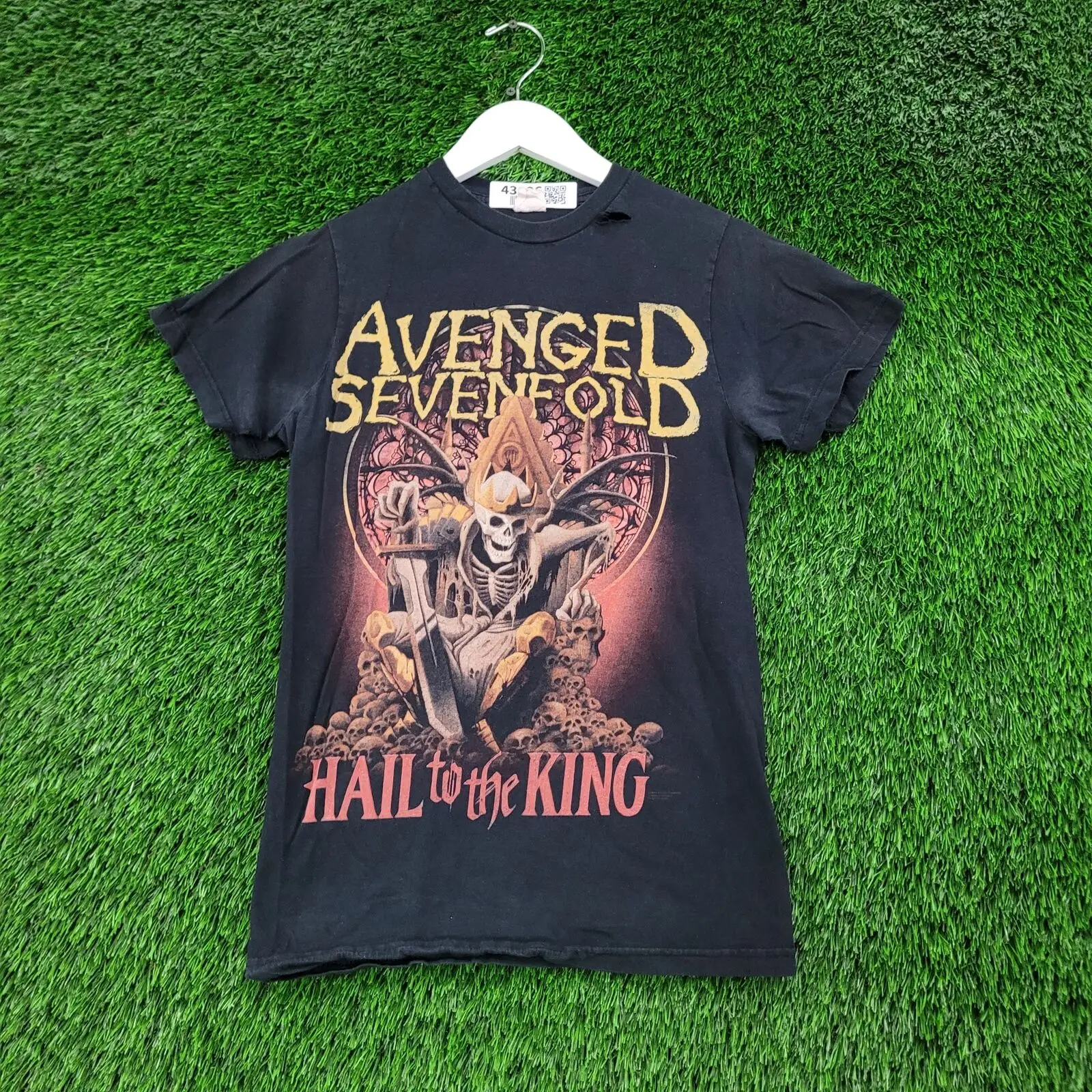 Camicia Vintage Avenged-Sevenfold Heavy-Metal Xs Black Rock Grandine-To-King Usa