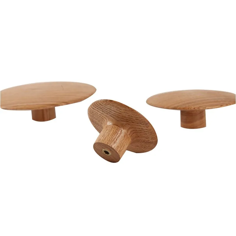 Wood Round Clothes Rack Wall Coat Hanger Mushroom Clothes Hook Wall Hanger Wooden Towel Hooks Pretty Home Decoration For home 5
