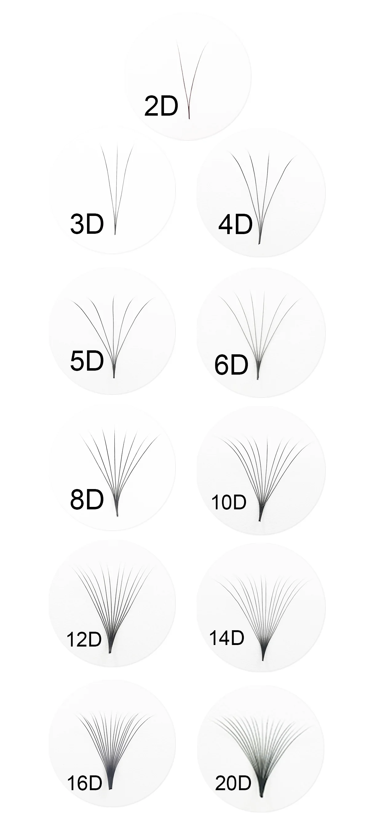 Supmacio Premade Volume Fan 600Fans C/D Curl 8-16MM Ultra Speed Loose Fan Eyelashes Extension Mega Russian Lash Natural Soft 2