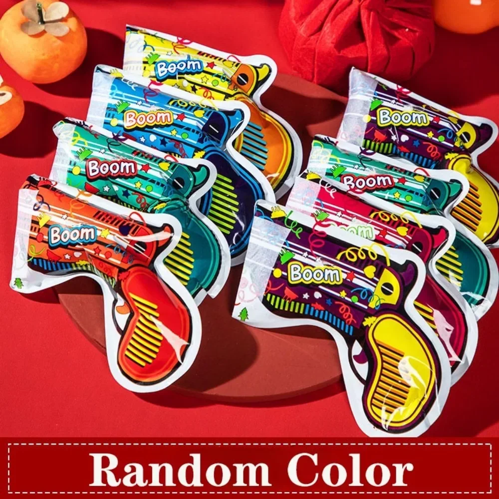 100PCS New Year's Gift Fireworks Birthday Party Automatic Inflatable Cannon Handheld Small Cannon Nozzle inflatable fireworks cannon