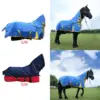 Horse Care Sheet with No Filling with Neck Waterproof Windproof Adjustable Equestrian Clothing Horse Clothes Horse Blanket 4