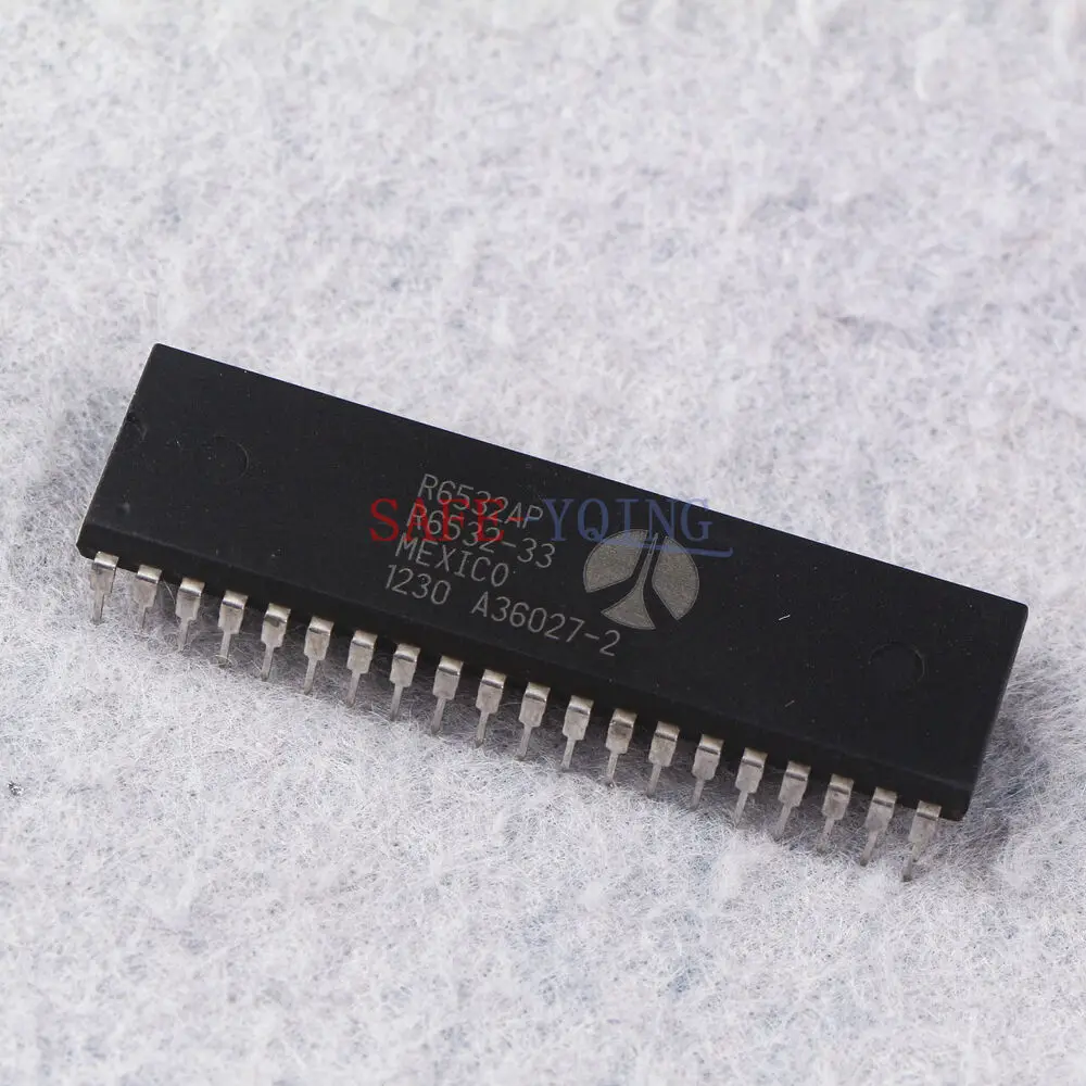 

5 шт., 8-битный микропроцессор R6532P R6532AP R6532, чип DIP-40 IC, новинка