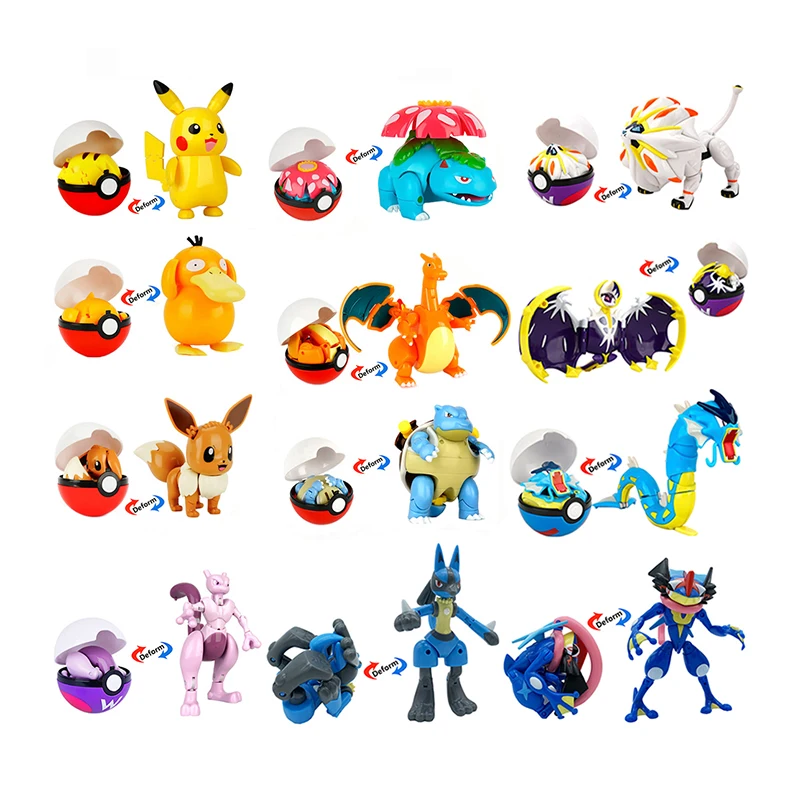 Achetez un lot de 6 figurines Pokémon avec Pikachu, Mewtwo, Charizard