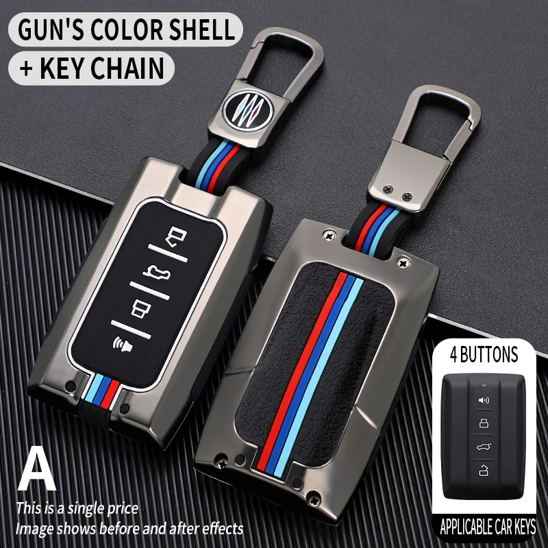 Leather Smart Car Key Case for Great Wall GWM WEY TANK 300 500 Tank300  Tank500 Remote Keychain Fob Chain Bag Holder Accessories - AliExpress