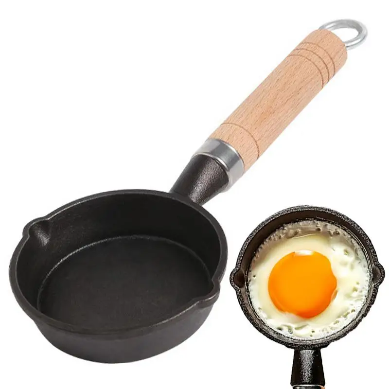Mini Nonstick Frying Pan Egg Pancakes Cast Iron Skillet Frying Pan With