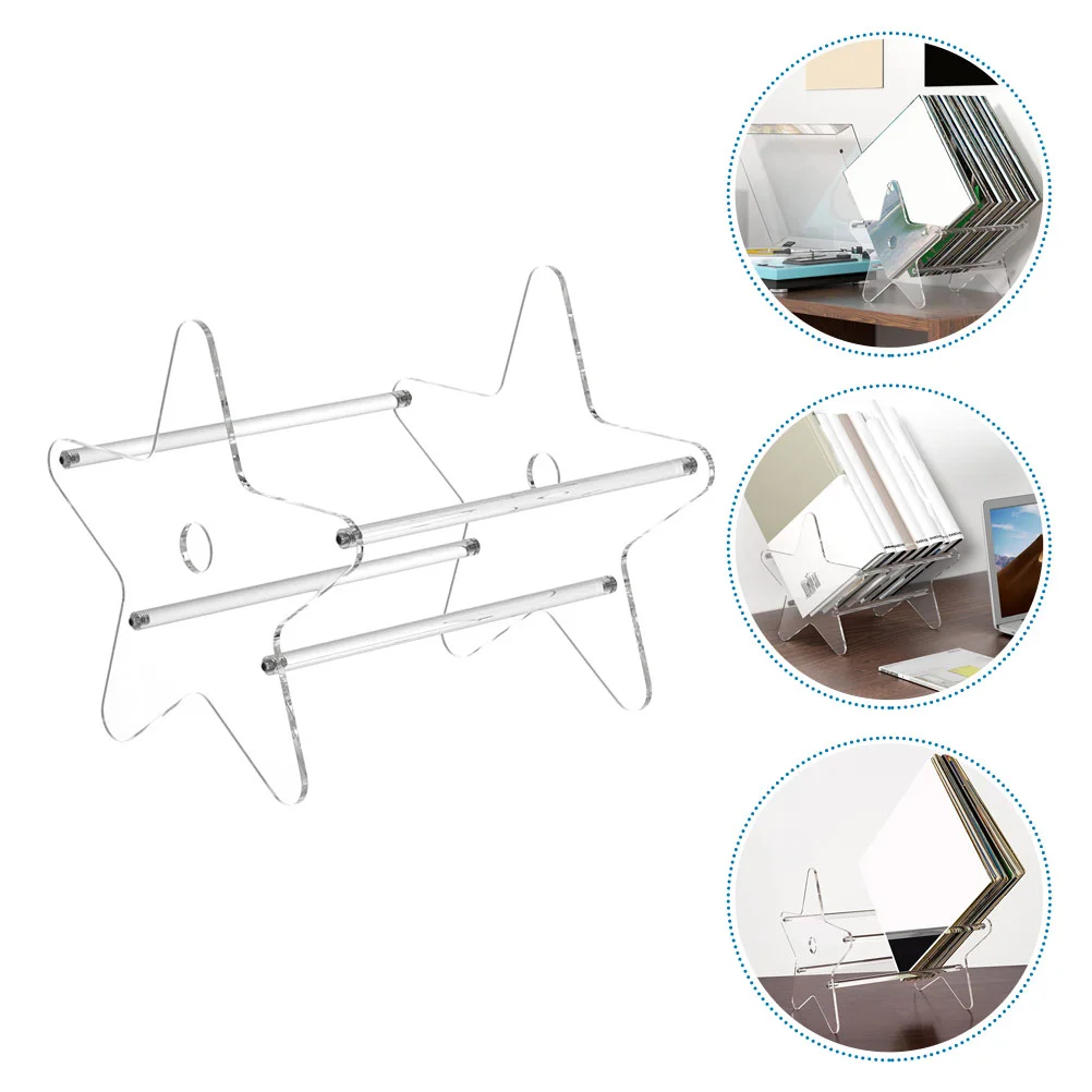 

Держатель-стойка, подставка для акриловых записей, виниловая книга, органайзер для файлов, демонстрация книг для рабочего стола, демонстрация концов, Cd-фото