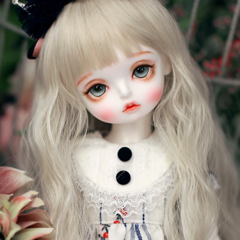 

New BJD doll SD doll 1/4 point doll pompom giant baby suit fat baby joint movable doll advanced resin spot makeup