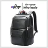 BOPAI Business backpack Color contrast backpack  Leather backpack Multi-functional backpack Travel backpack  15.6 inch comput 1