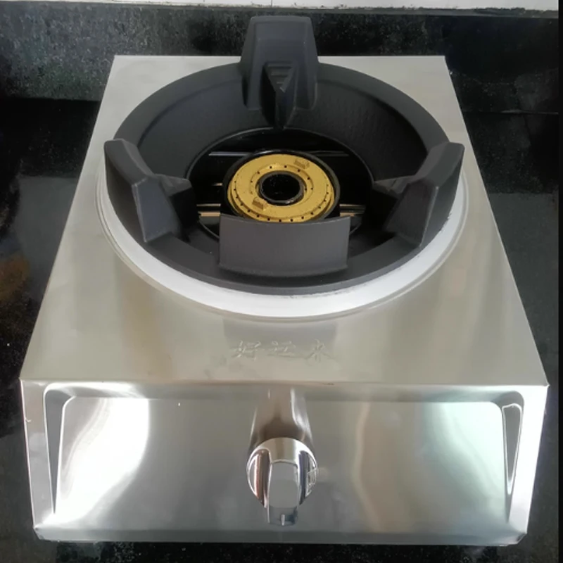 Kitchen Gas Hob Cooktop Single Gas Stove Household Stainless Steel Commercial Gas Stove Encimera Cocina Gas 1
