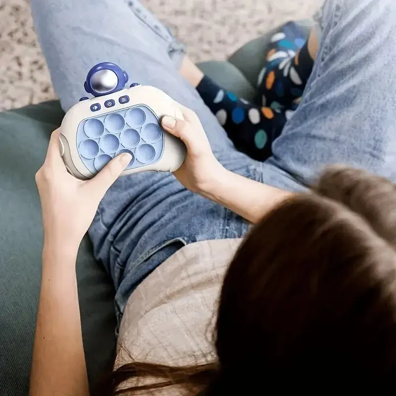 Game Console Pocket Game For Kids Quick Push Bubble Competitive Game Console Series Creative Decompression Console Decompression Puzzle