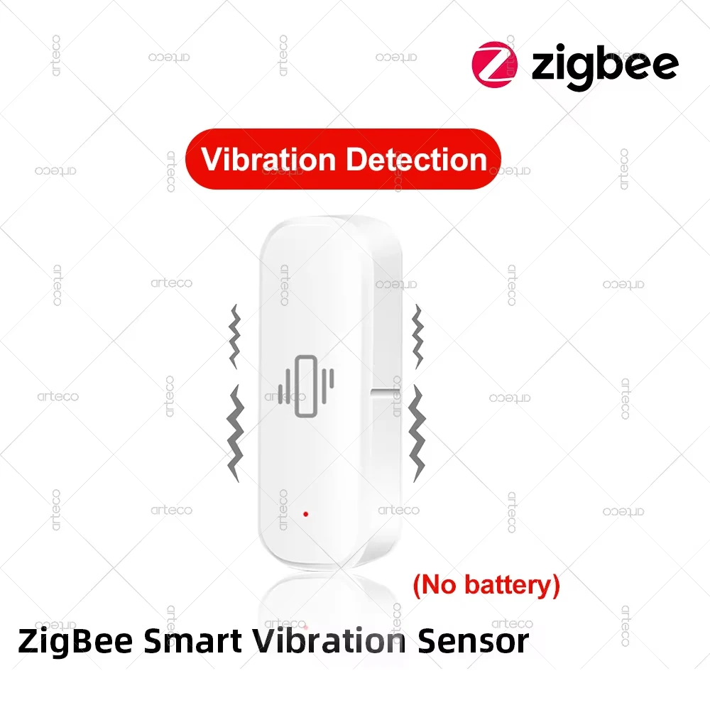 ตัวเลือกสินค้า เซ็นเซอร์ตรวจจับการเคลื่อนไหวและสั่นสะเทือน Zigbee สำหรับความปลอดภัยบ้าน