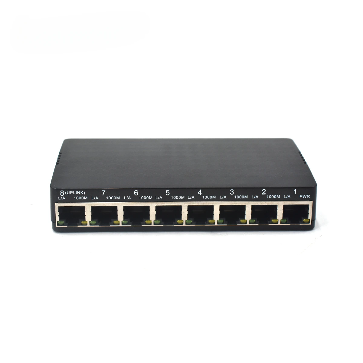 Reverse Poe Gigabit 8 Port Rpoe Switch 1000m Support VLAN Poe IN Out For FTTH Home User and ONU