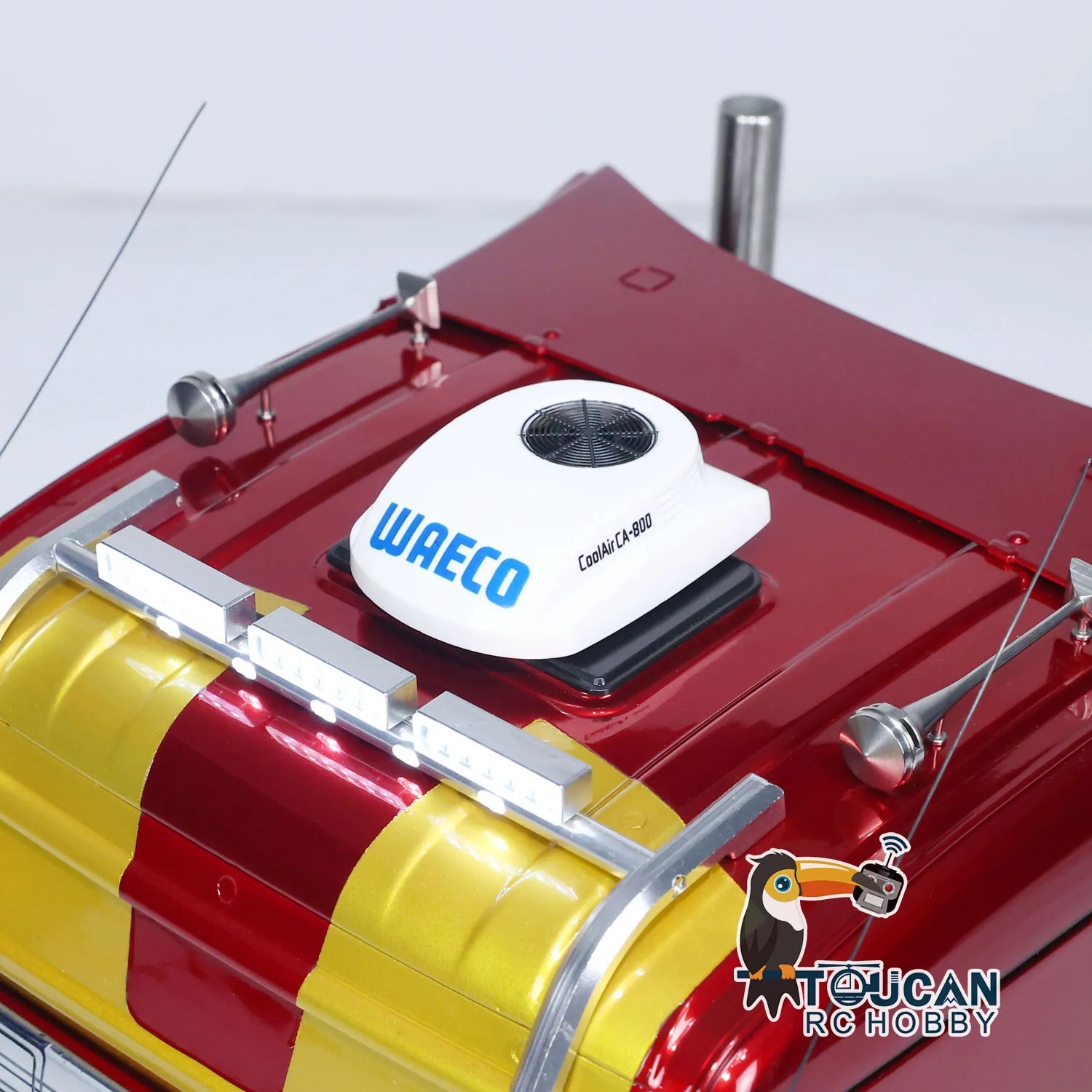 SALE 6x6 Customized LESU 1/14 RC Tractor Truck Metal Chassis Model Remote Control Cars Smoking Unit Lights Sounds Toy THZH1635 5