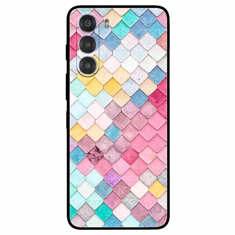 Cute Cartoon Soft TPU Silicone Phone Case - Painted Cat Design