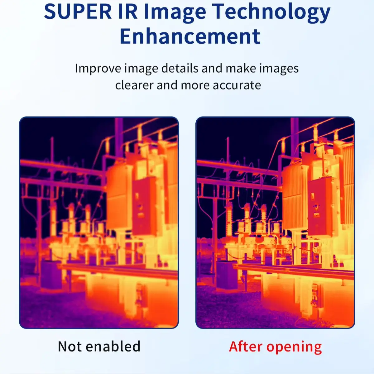 TOOLTOP ET693C Termocamera Industriale 256x192 per Foto e Video, Imager Termico 1080P con Luce Visibile per Ispezione Elettrica - immagine 6