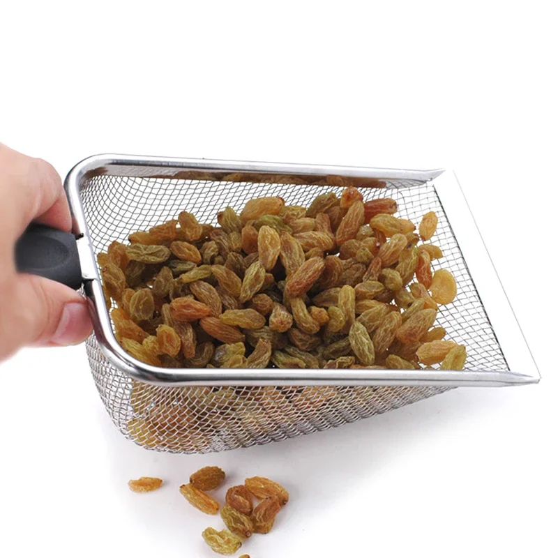 Pet Cleaning Tools Stainless Steel Feces Shovel Net Cat Litter Shovel Reptiles Lizard Sand Mesh Screen Fecal Spoon