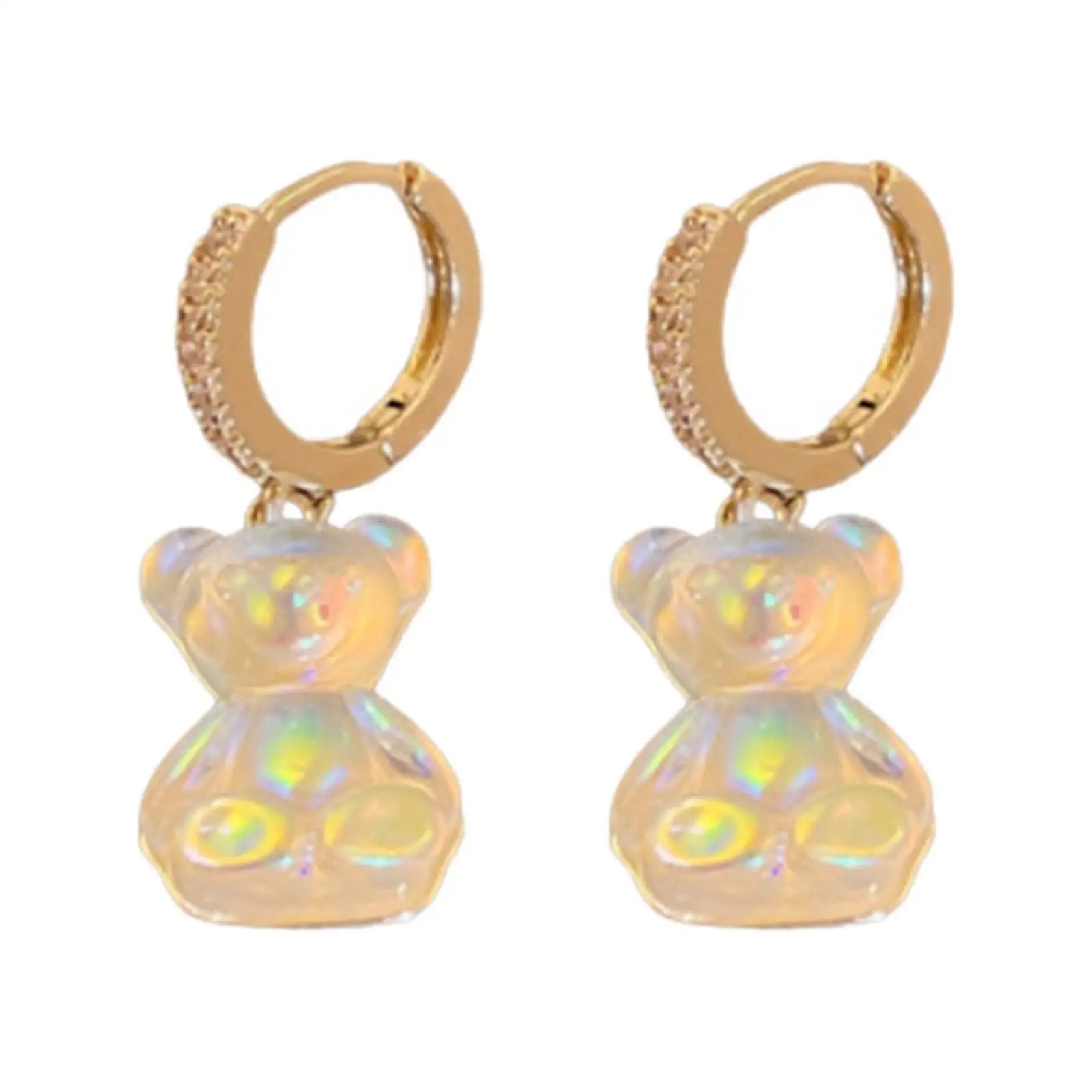 Orecchini Pendenti Con Orso Orecchini Gommosi Orecchini Con Orecchini A Bottone Con Goccia Di Animali Orecchini Con Orsetto Di Caramelle