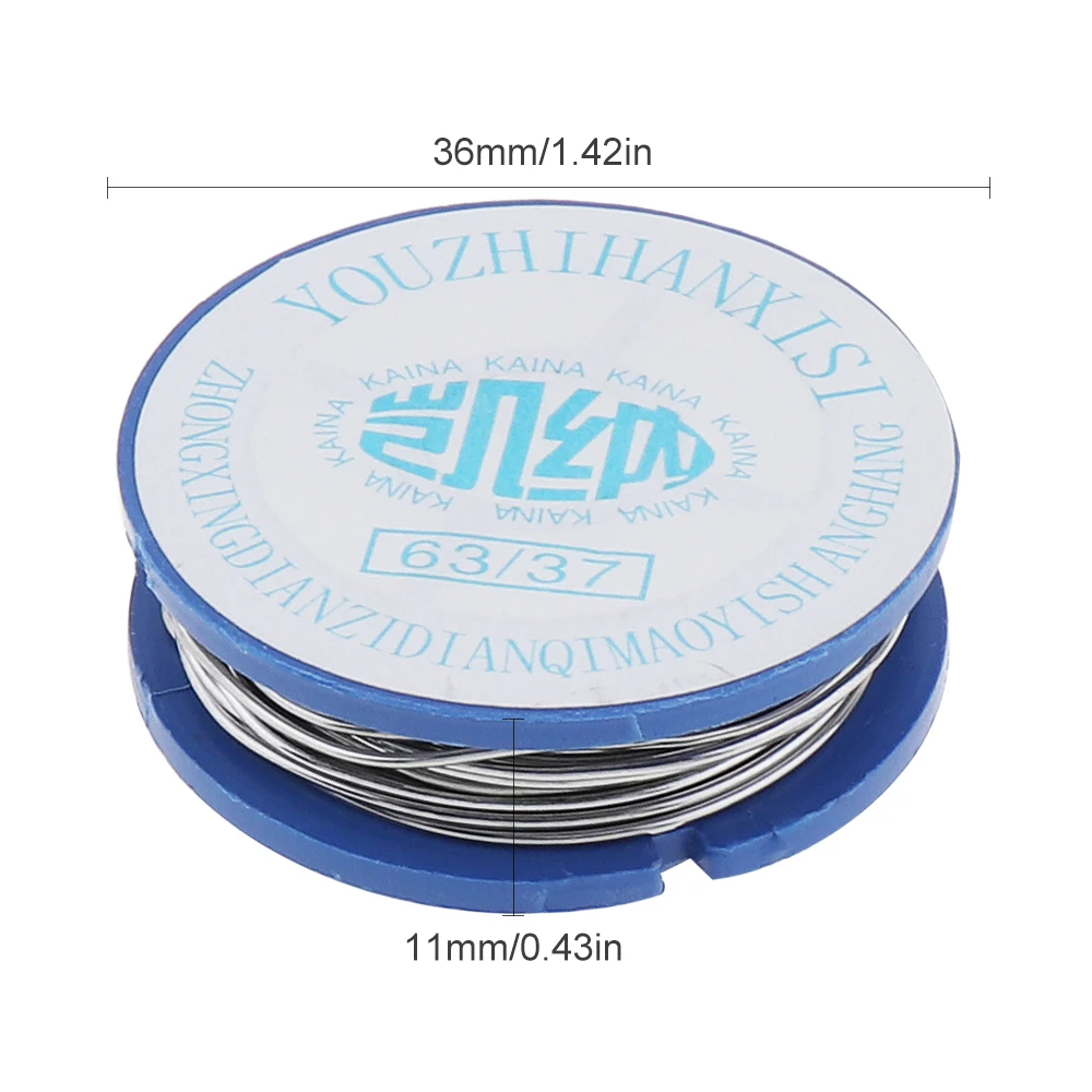 Soldering Wire 63/37 10g / 11g 0.8mm Mini Wire Solder Wire Tin with 2% Flux and Rosin for Electric Soldering Iron soldering wire