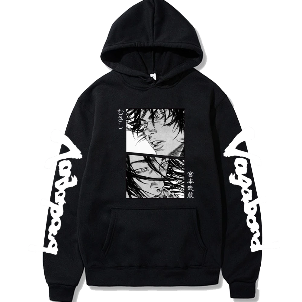 

Anime Vagabond Musashi Miyamoto Anime Eyes Mens Hoodies Autumn Winter Boys Girls Pullover Sweatshirts