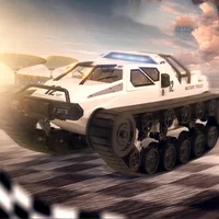 1/12 RC Tank Car 2.4G High Speed Drifting Car Full Proportional Crawler Radio Control Vehicle Models Children Birthday Toys Gift 2