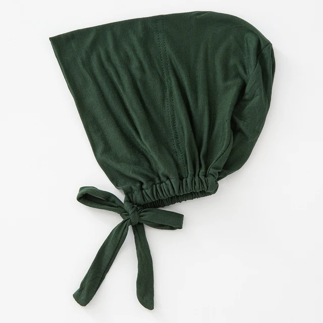 82 couleurs cravate dos sous-embouts mode femmes intérieur Hijab casquette musulmane Bonnet plaine islamique coton Spandex Jersey DEW sous-écharpe