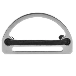 Premium 316 Stainless Steel D - Ring Belt Buckle & Webbing Strap Keeper (As picture)