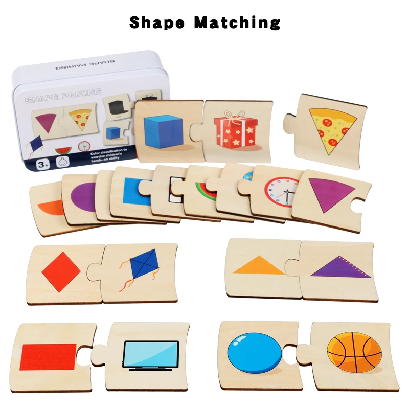 Engaging Wooden Learning Toy – Fun Animal and Number Matching Game for Shape Recognition and Early Math Skills for Children