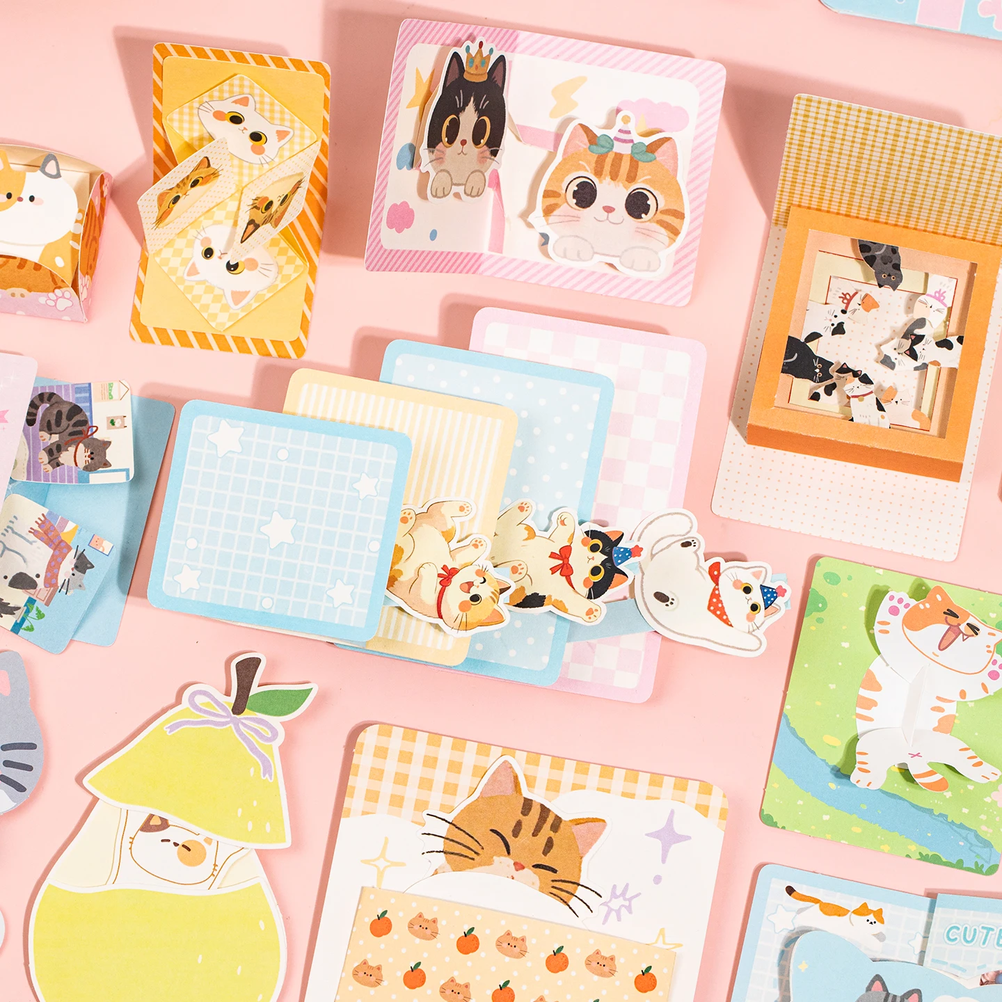 20 Pcs Kawaii Ins 종이 카드 DIY 장식 아이돌 포토 카드 스크랩북 일기 배경 콜라주 재료 종이 문구