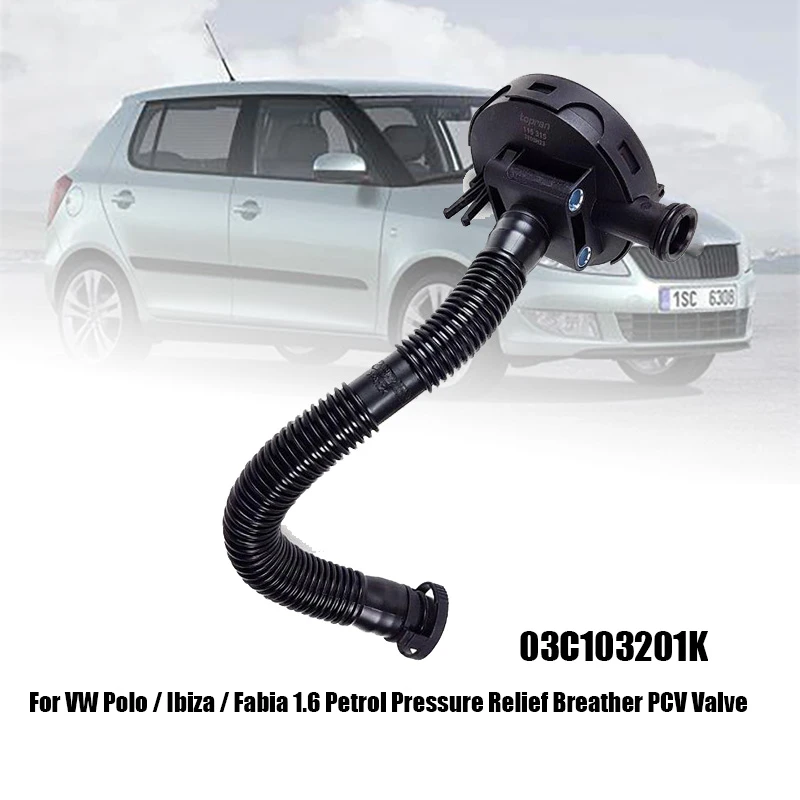 Crankcase Vent Valve Breather Pressure Valve PCV For Volkswagen OEM 03C103201K
