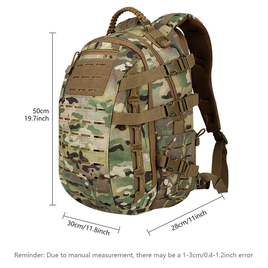 Zaino Tattico da Caccia per Alpinismo, Escursionismo e Attività all'Aperto, Stile Mimetico Accessori per Borse da Caccia - immagine 2