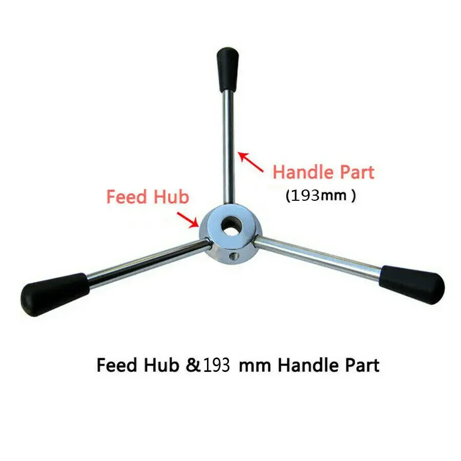 1SET Drill Press Machines Feed Hub Wheel Z512-2 Z512B Z4116 Z4120 Z4125 Handle Seat And Handle Accessories 2
