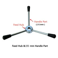 1SET Drill Press Machines Feed Hub Wheel Z512-2 Z512B Z4116 Z4120 Z4125 Handle Seat And Handle Accessories 2