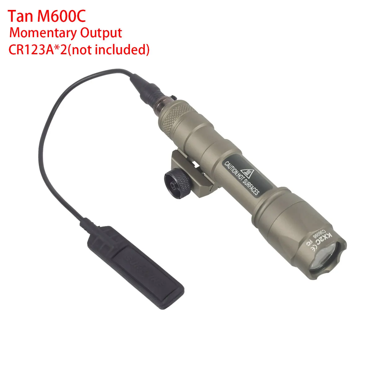 Tactical SureFire M600 M600A M600C Airsoft Weapon Light Flashlight Hunting Scout Torch Rifle AR15 HK416 Olight Remote Switch