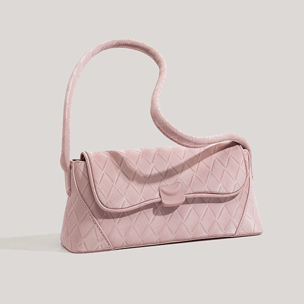 Fashion Commuting Style Ladies Square Bag Messenger Bag Soft PU Small Square Bag Diagonal Cross Womens Handbag