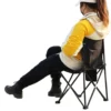 Foldable Camping Chairs with Strong Bearing Capacity and Hi-density Nylon Oxford Suitable for Travel Beach Sports 1