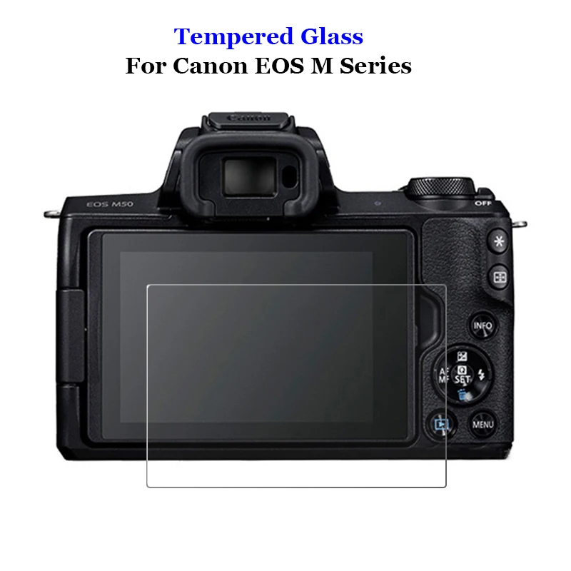 Per Canon Eos M6 M2 M50 Mark Ii M3 M5 M10 M6 M100 M200 Fotocamera In Vetro Temperato 9H Pellicola Proteggi Schermo Lcd