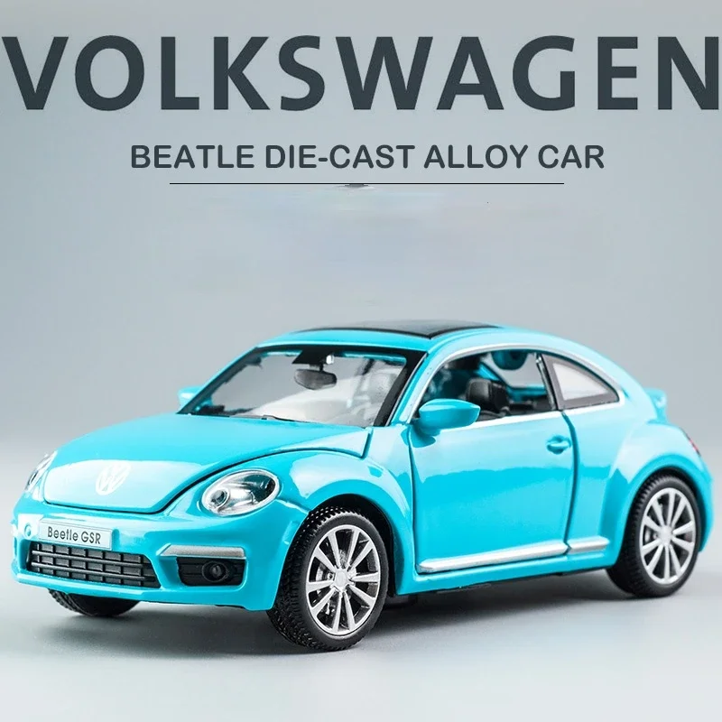 1:32 Volkswagen Beetle Car Model Collection Alloy Diecast Car Toys For Children Boy Toy Gifts Diecasts & Toy Vehicles A134 3