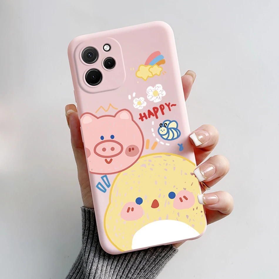 Cute Bear Cartoon Frog Shockproof Back Cover