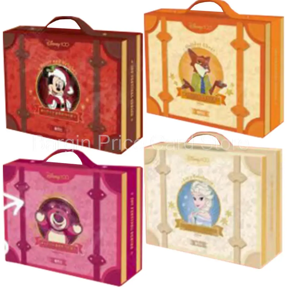 Disney 100Th Anniversary Happy Joy Festival Series Carte Celebrative Mickey Friends Zootopia Stitch Lotso Collection Card Toys