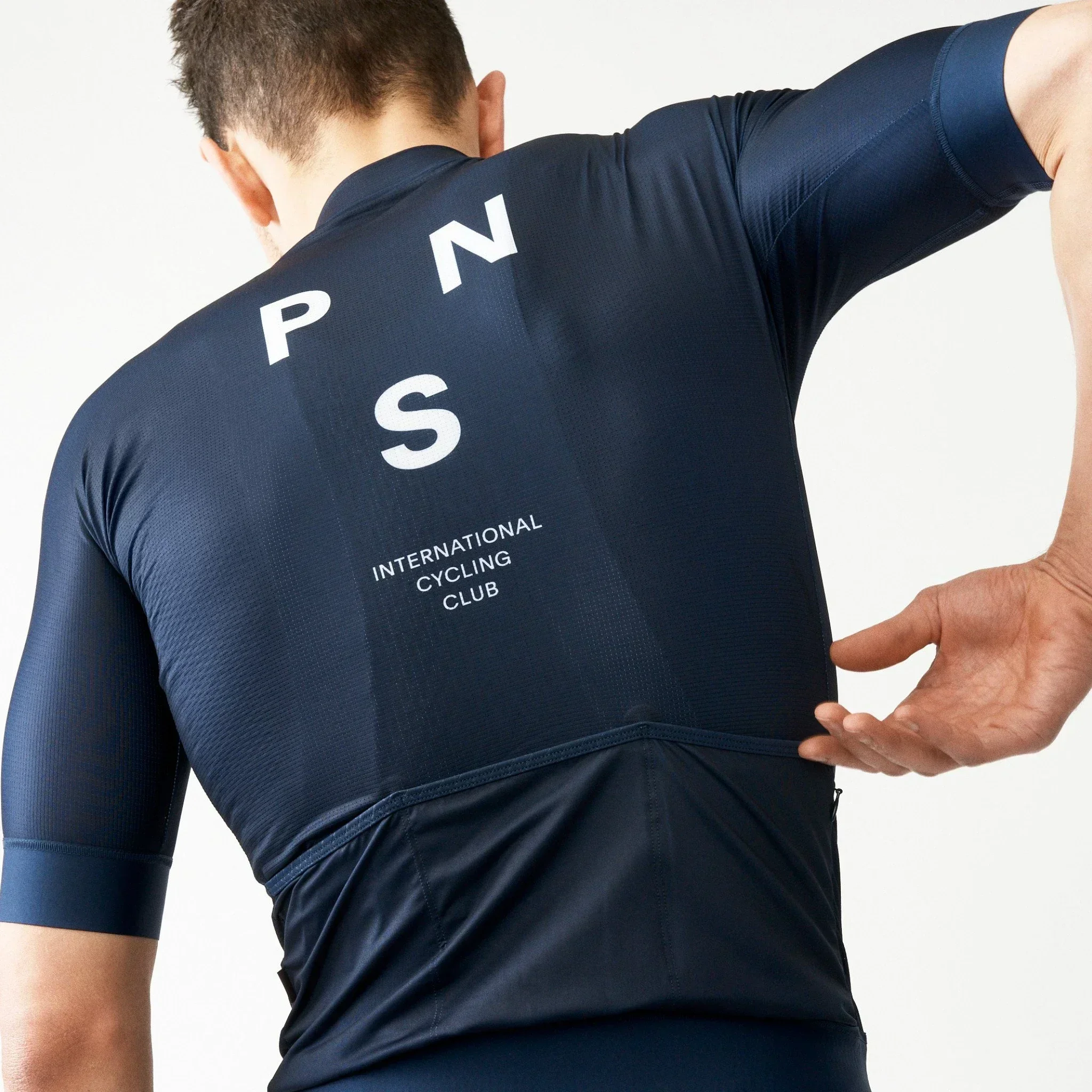 Pas Replica Normal studio short sleeve cycling jersey 2022 Team Pns Blue Mens Coolmax Speed bicycle clothing Mtb shirts 2