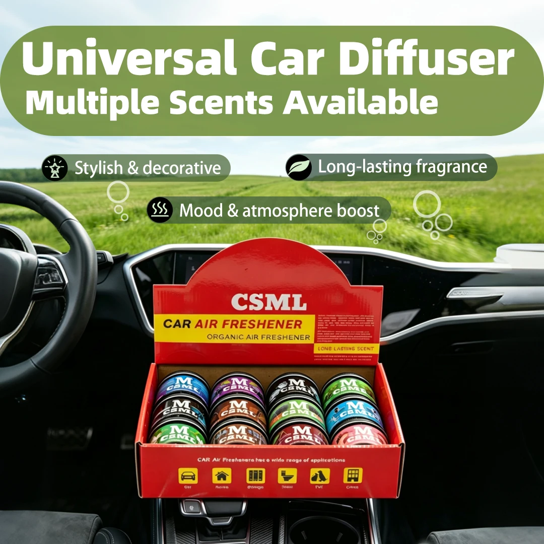Balsamo per Auto, Profumo Solido per Auto, Deodorante Durevole, Deodorante per Auto in Lattina, Regalo per Natale, Halloween e Festività per Proprietari di Auto - Image 2