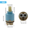 35/40mm Tap Cartridge Ceramic Disc Fittings For Most Sink Faucets Lever Tap Mixer Tap Cartridge bathroom faucet kitchen faucets 4