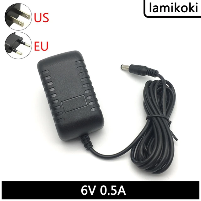 Free shipping AC/DC Adapter DC 9V 0.5A 500ma AC 100-240V Converter Adapter  9 V Volt Charger Power Supply EU Plug - AliExpress