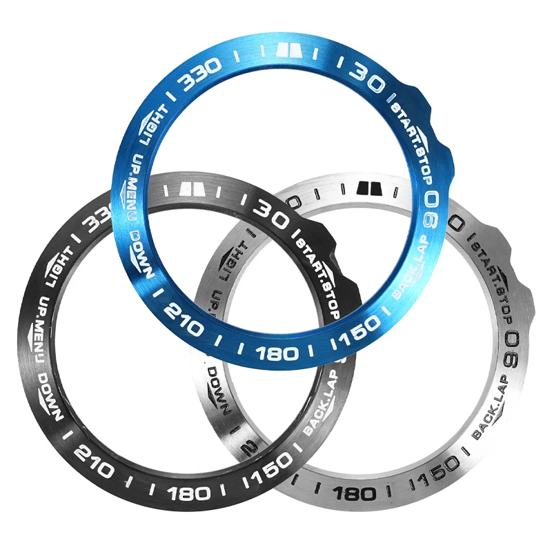 Enhanced Stainless Steel Bezel with Engraved Scale